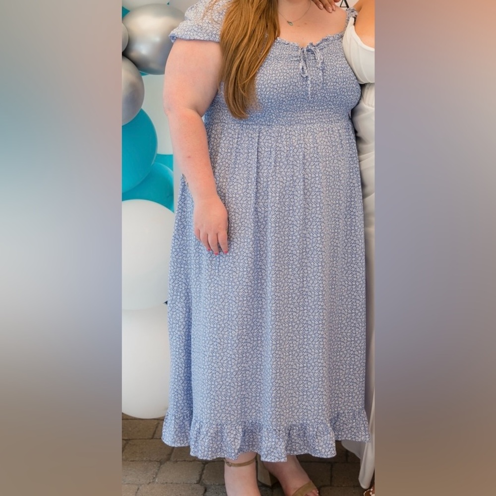 Blue dress